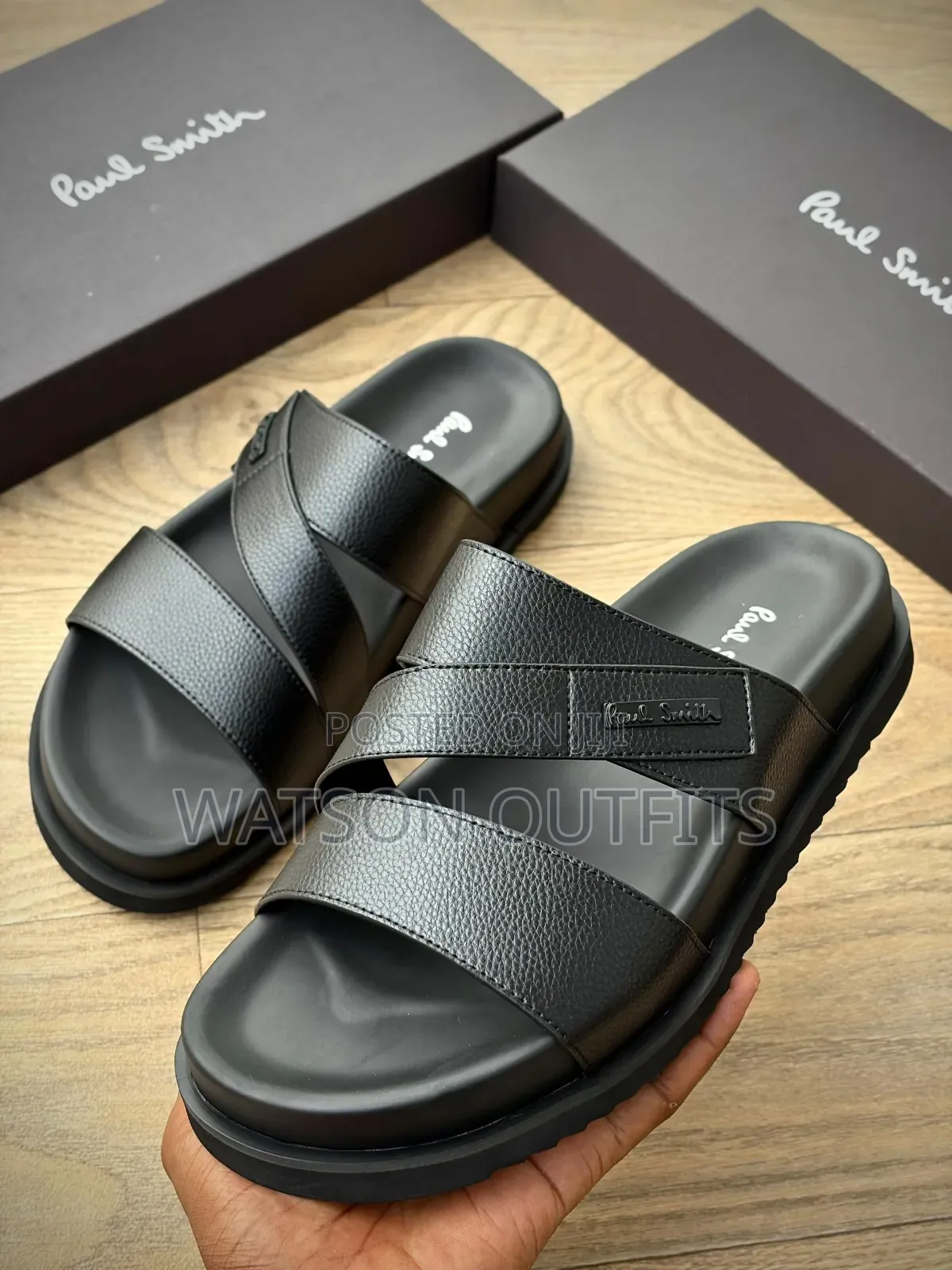 Paul Smith Well Designed and Branded Men's Leather Sandals