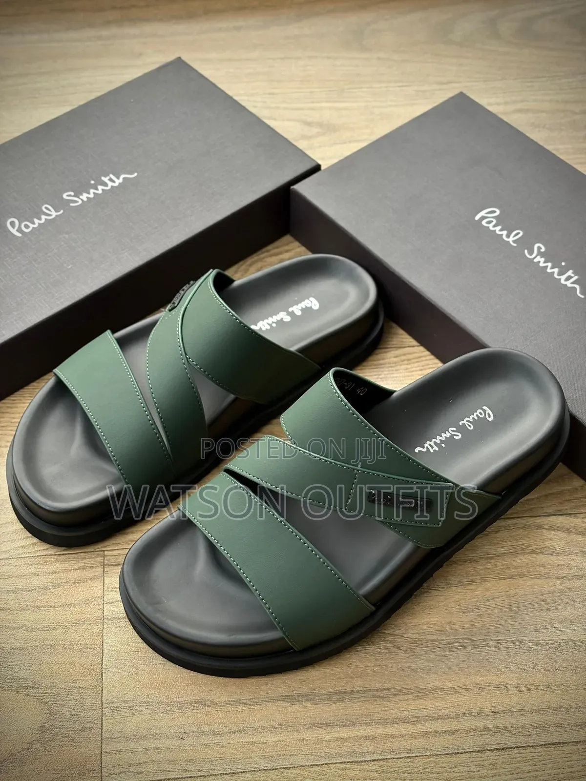 Paul Smith Well Designed and Branded Men's Leather Sandals