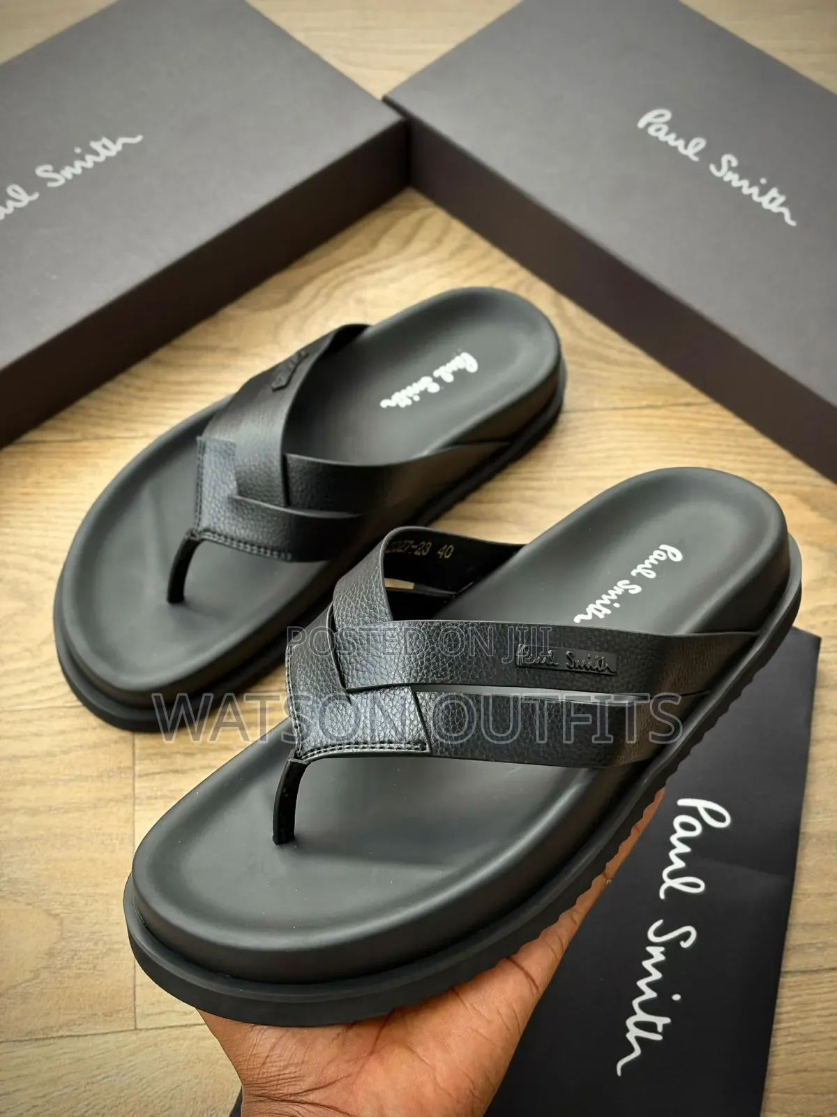 Paul Smith Well Designed and Branded Men's Leather Sandals