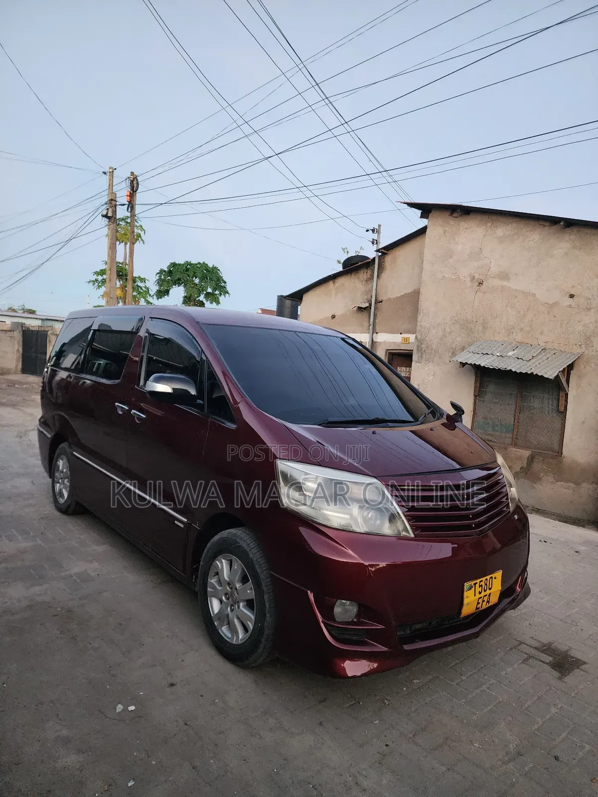 Toyota Alphard 2007 Maroon