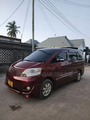 Toyota Alphard 2007 Maroon