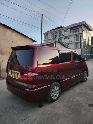 Toyota Alphard 2007 Maroon