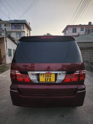 Toyota Alphard 2007 Maroon