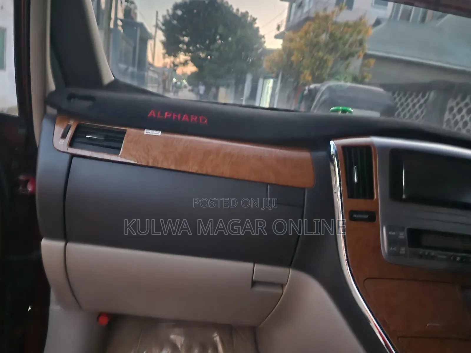 Toyota Alphard 2007 Maroon