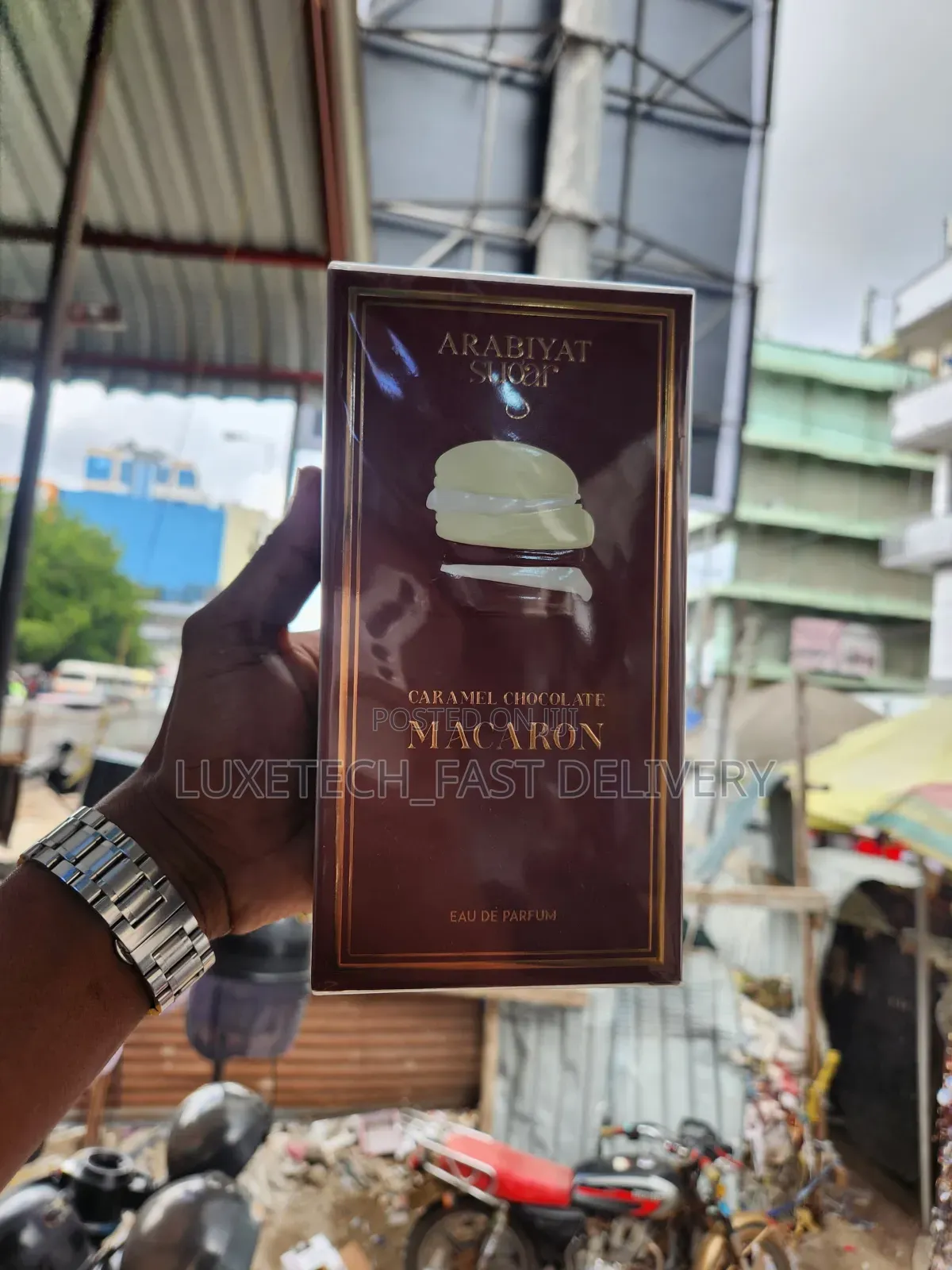 Caramel Chocolate Macaron Eau De Parfum by Arabiyat Sugar - Unisex