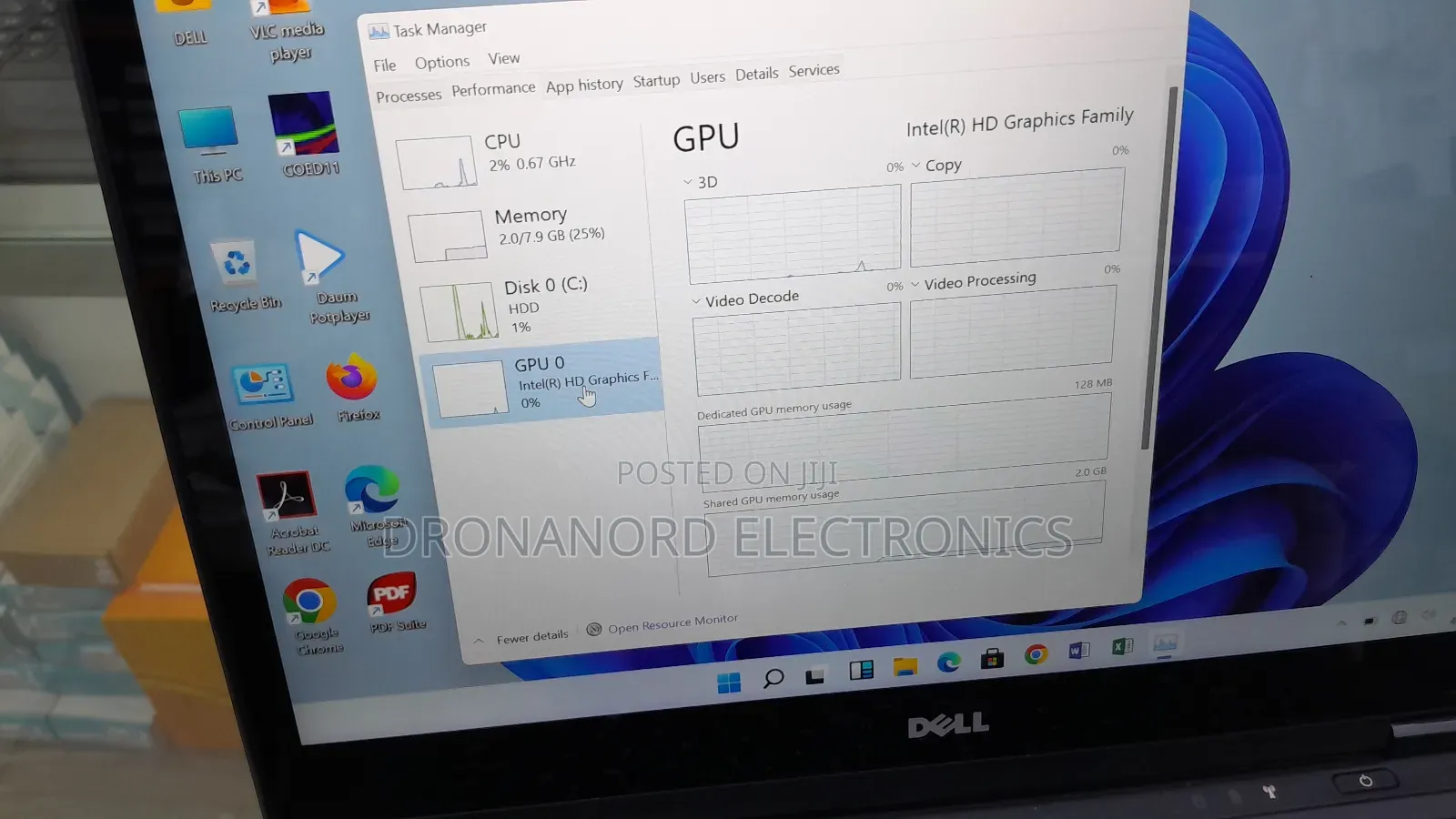 Laptop Dell 8GB Intel Core i5 HDD 500GB