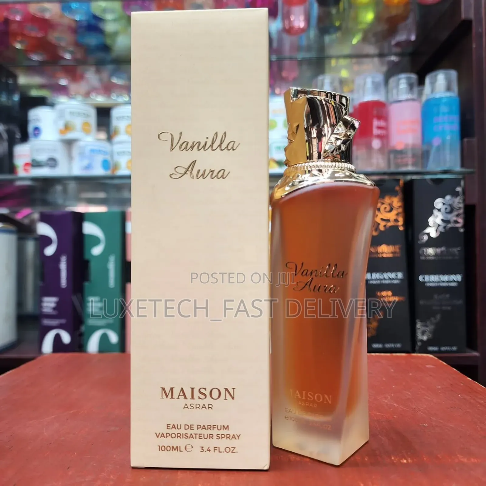 Vanilla Aura Eau De Parfum, Unisex Oriental Gourmand Fragrance