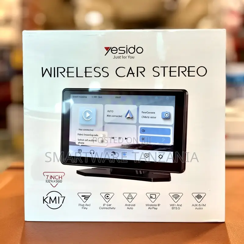 Yesido Kmi7 7 Inch Wireless Car Stereo Carplay Android Auto Bt
