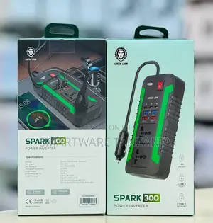 Green Lion Spark 300w Car Inverter Ac Qc 3.0 Pd 20w for Travellers