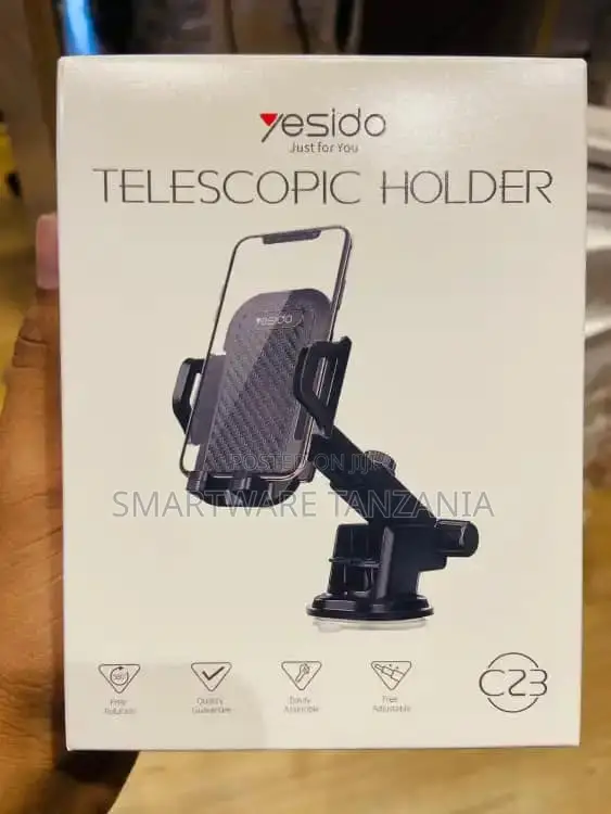 Yesido C23 Telescopic Dashboard Phone Holder Adjustable Suction