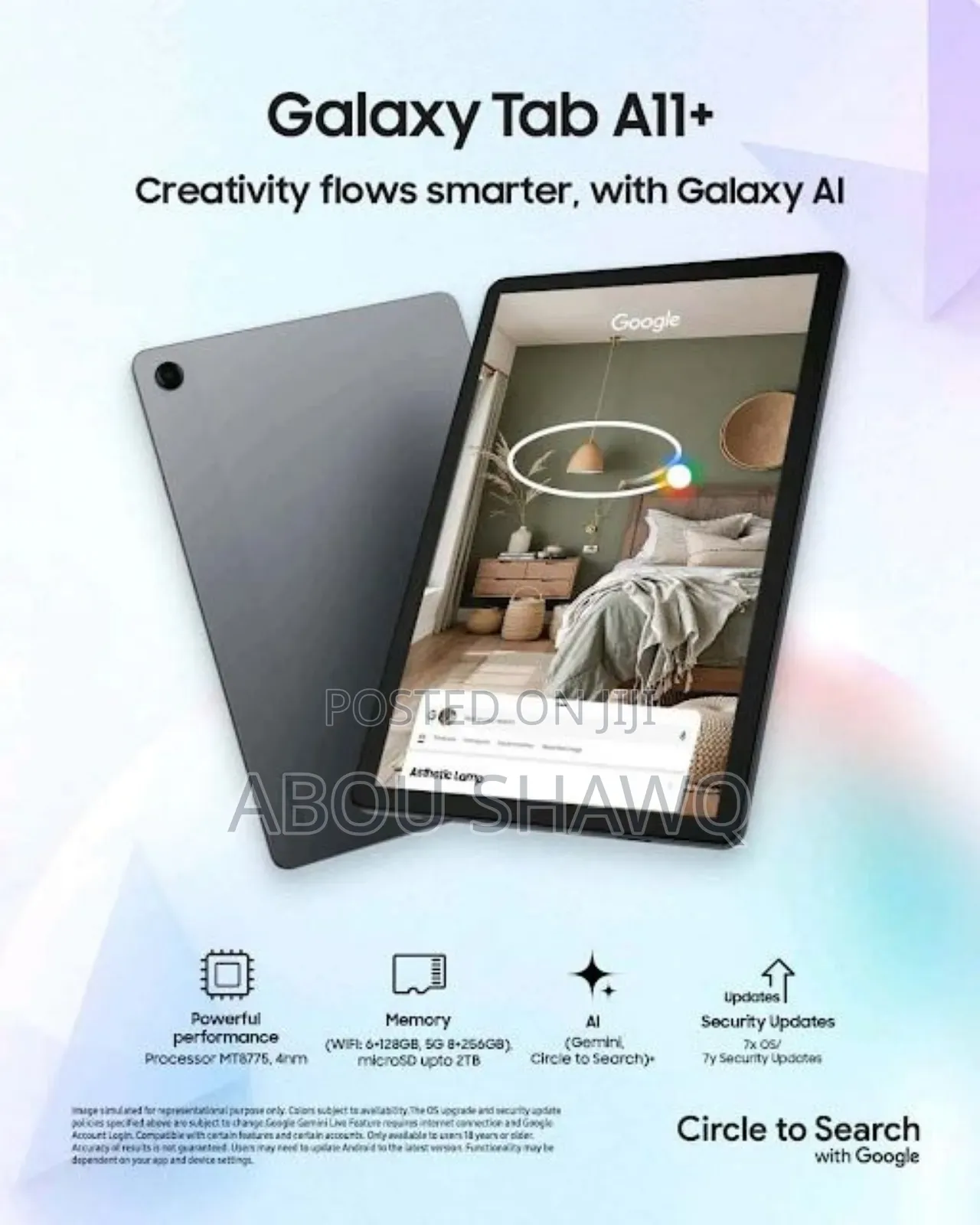 New Samsung Galaxy Tab A11+ 256 GB