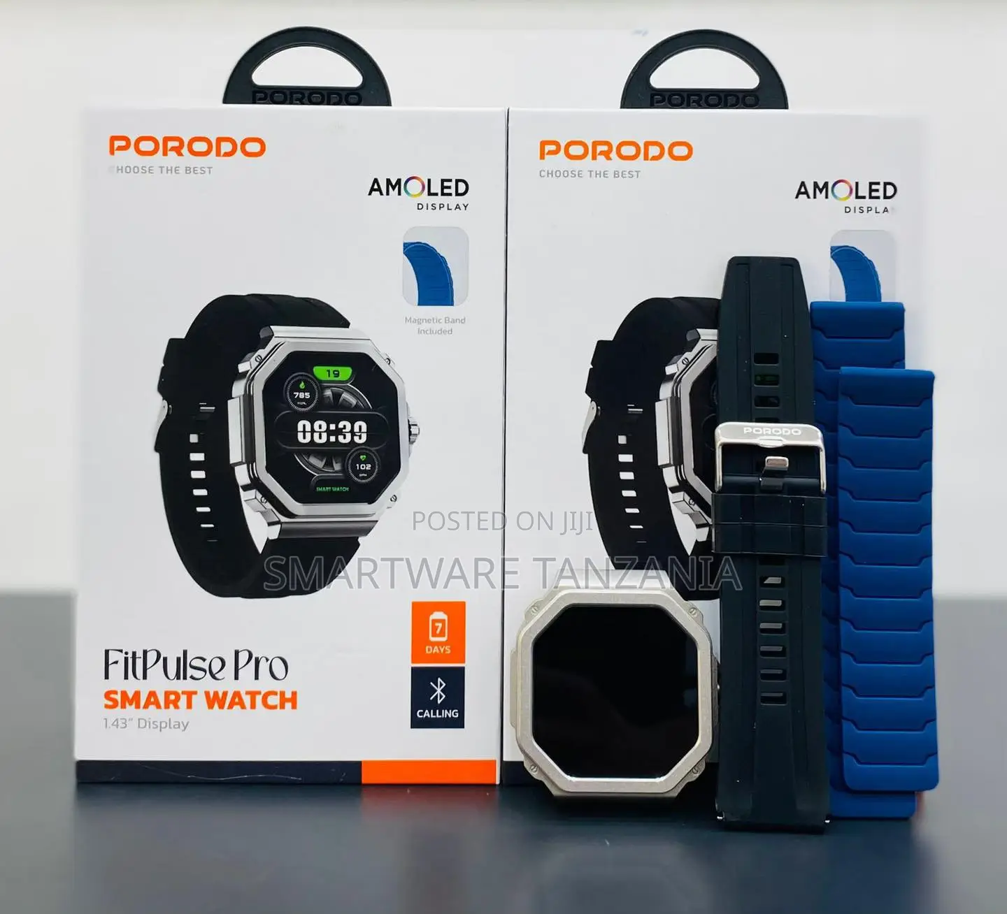 Porodo Fitpulse Pro Amoled Smartwatch 1.43 Bluetooth Calling 7day