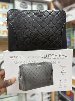 Yesido Wb56 Genuine Leather Clutch Bag Embossed Splash Proof