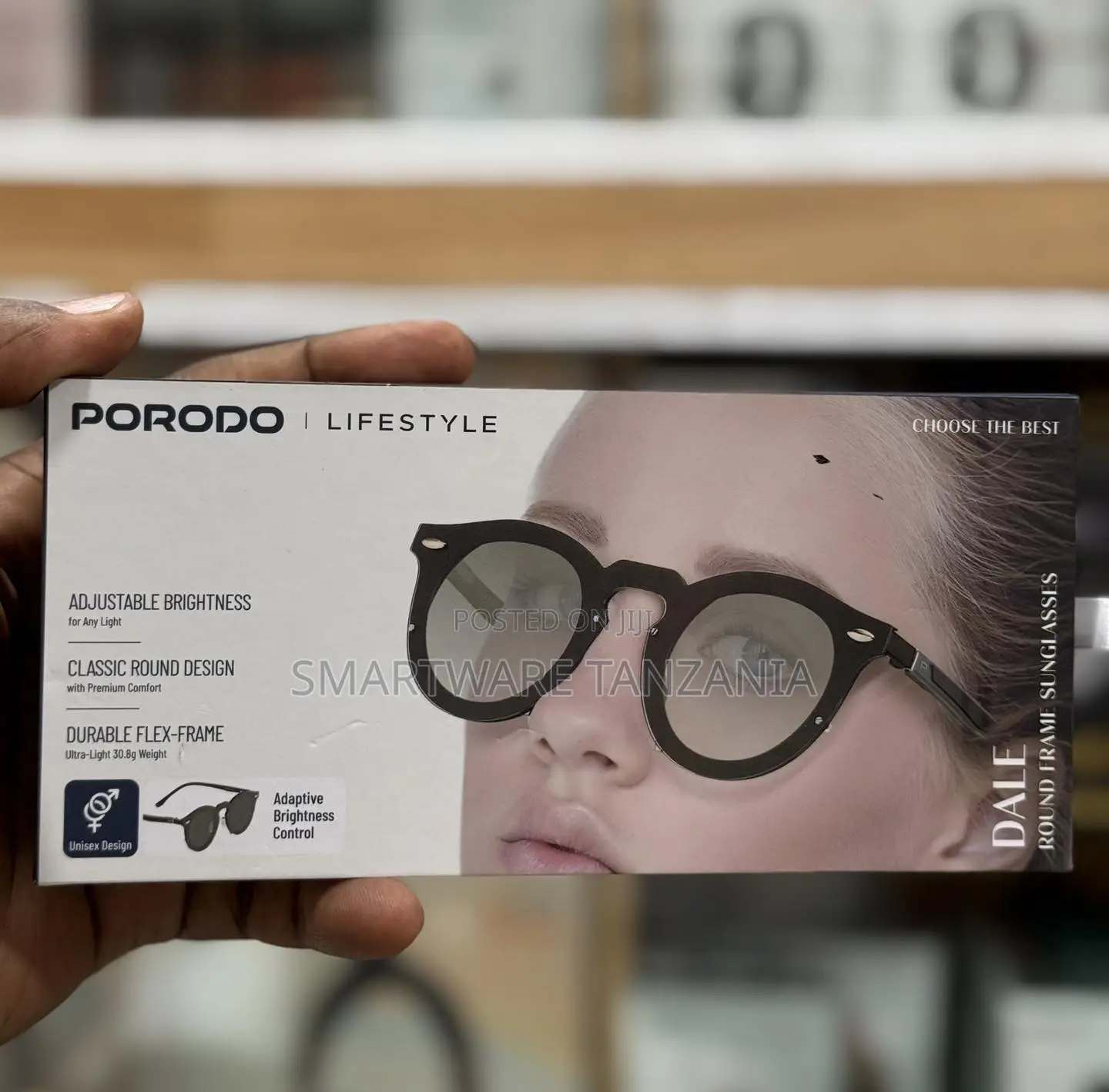 Porodo Lifestyle Dale Round Frame Unisex Sunglasses Flex Frame