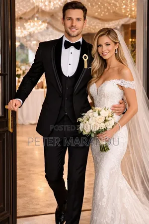 Brand New Men's Suits Official Black