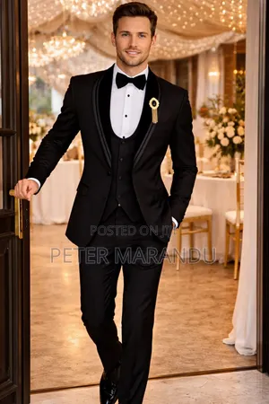 Brand New Men's Suits Official Black