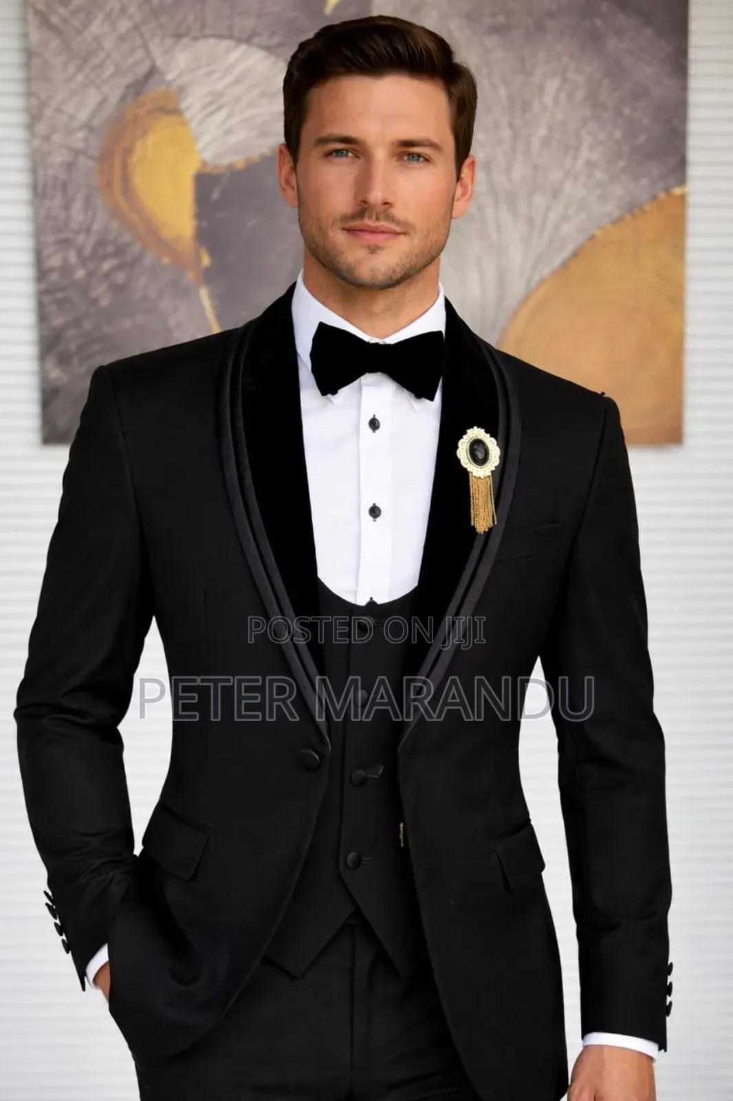 Brand New Men's Suits Official Black