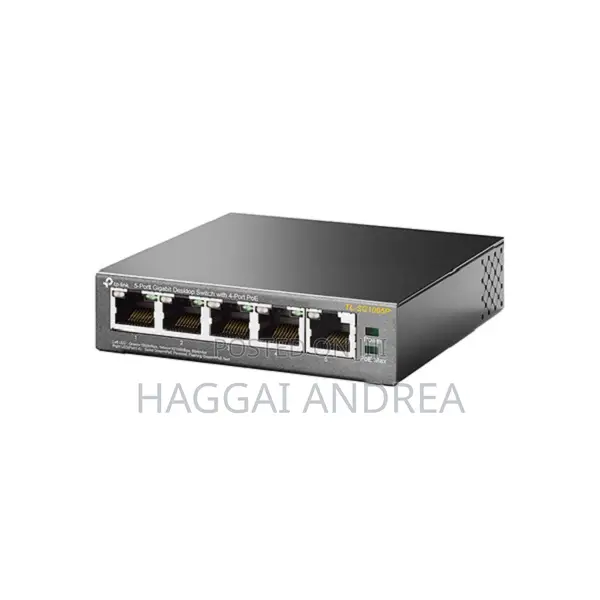 Tplink Tl-Sg1005p 5-Port Gigabit Desktop Switch With 4-Port Poe
