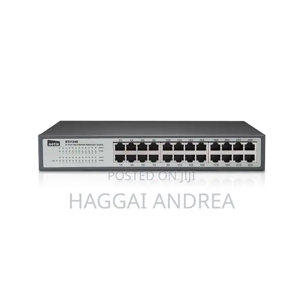 Netis St3124s 24-Port Fast Ethernet Switch 10/100mbps Network Switch