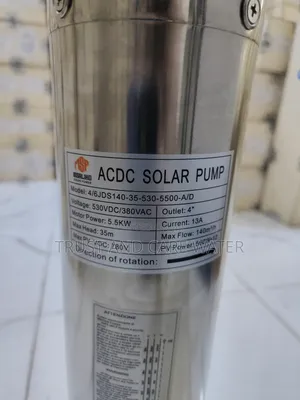 Solar Pump 7.5hp/Kw5.5 Dc/Ac (4inch)