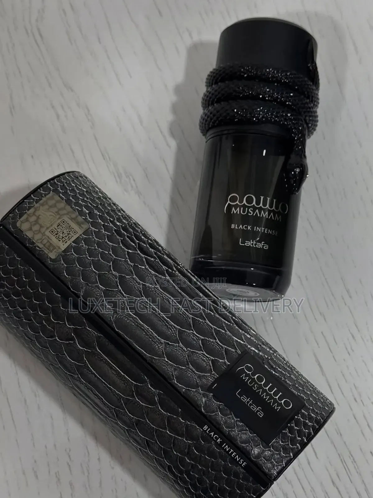 Musamam Black Intense Eau De Parfum, a Unisex Woody Aromatic Fragrance