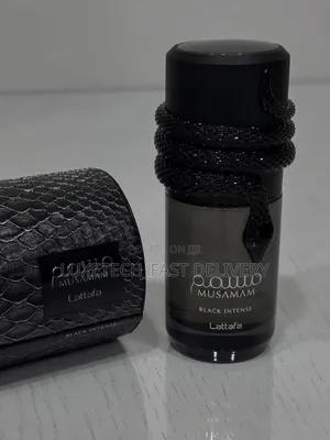 Musamam Black Intense Eau De Parfum, a Unisex Woody Aromatic Fragrance