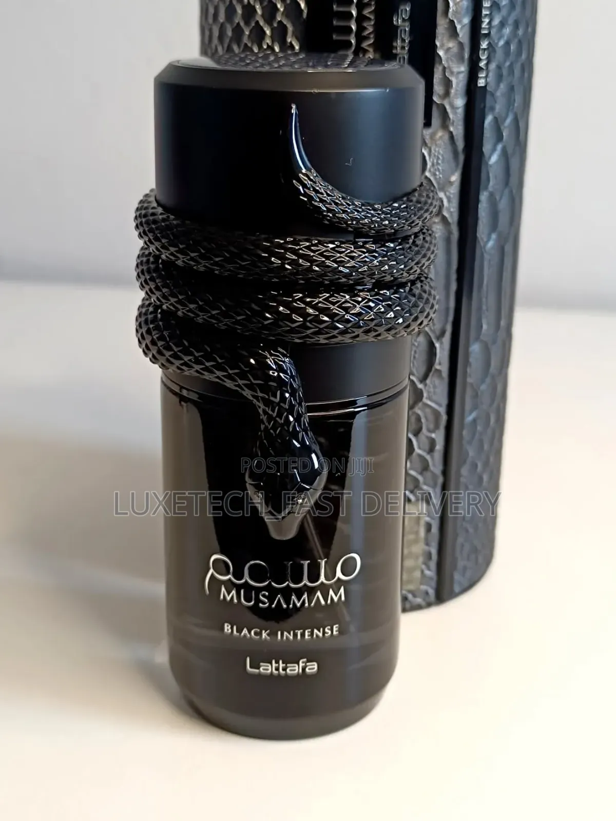 Musamam Black Intense Eau De Parfum, a Unisex Woody Aromatic Fragrance