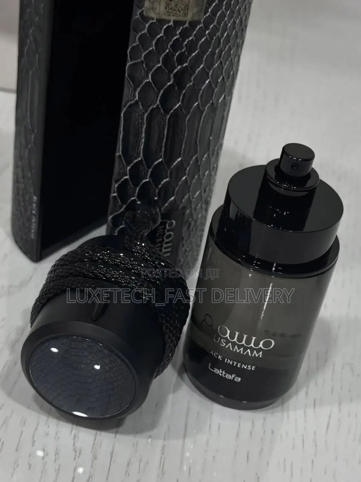 Musamam Black Intense Eau De Parfum, a Unisex Woody Aromatic Fragrance