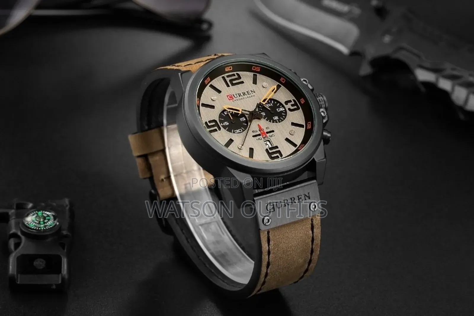 Curren Brand Men's Leather Belts Watches or Leather Straps