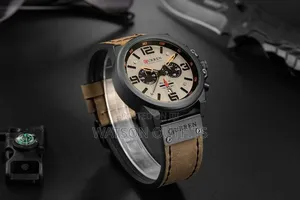 Curren Brand Men's Leather Belts Watches or Leather Straps