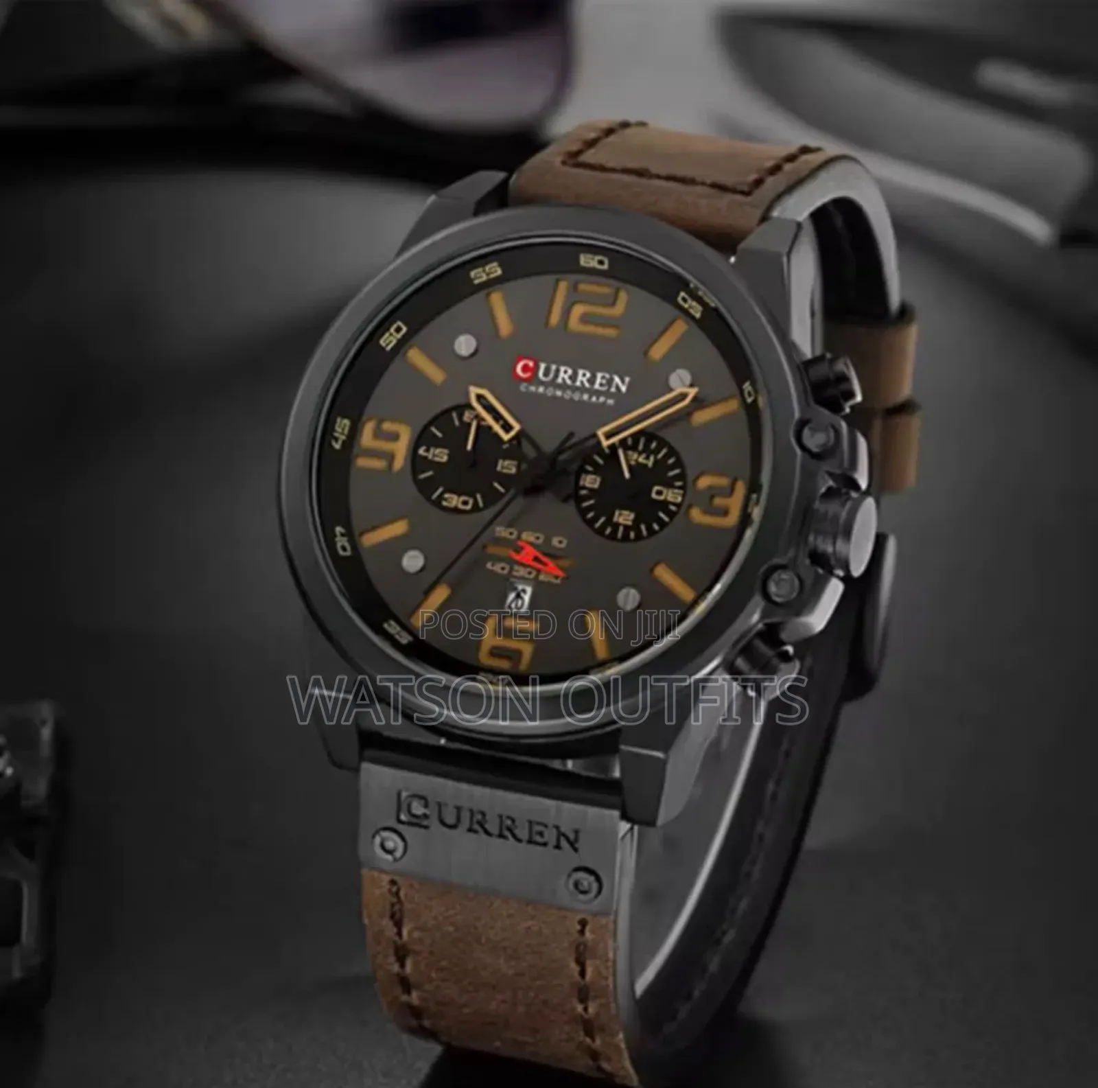 Curren Brand Men's Leather Belts Watches or Leather Straps
