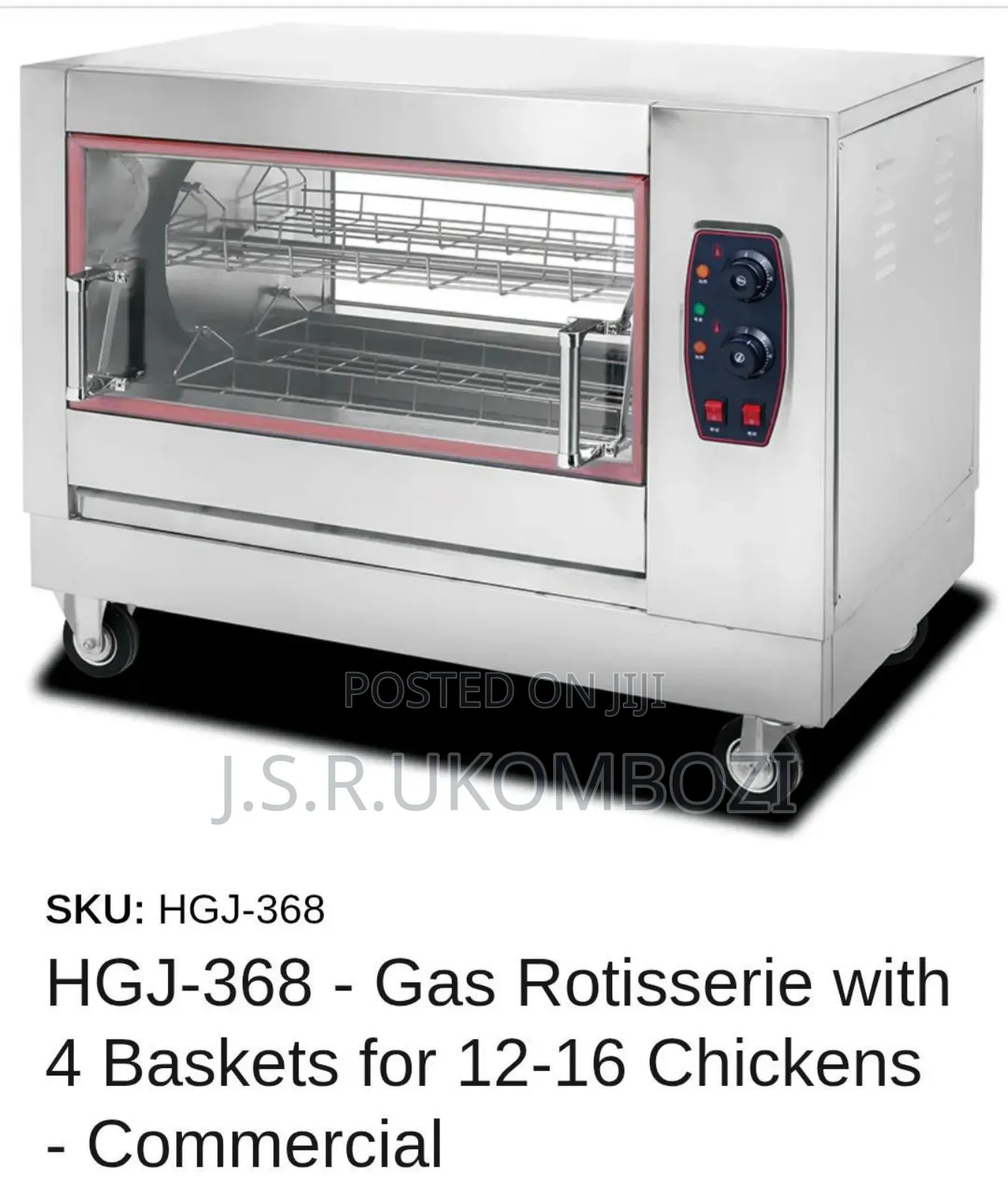 Commercial Chicken Rotisserie Ovens
Maximum 16