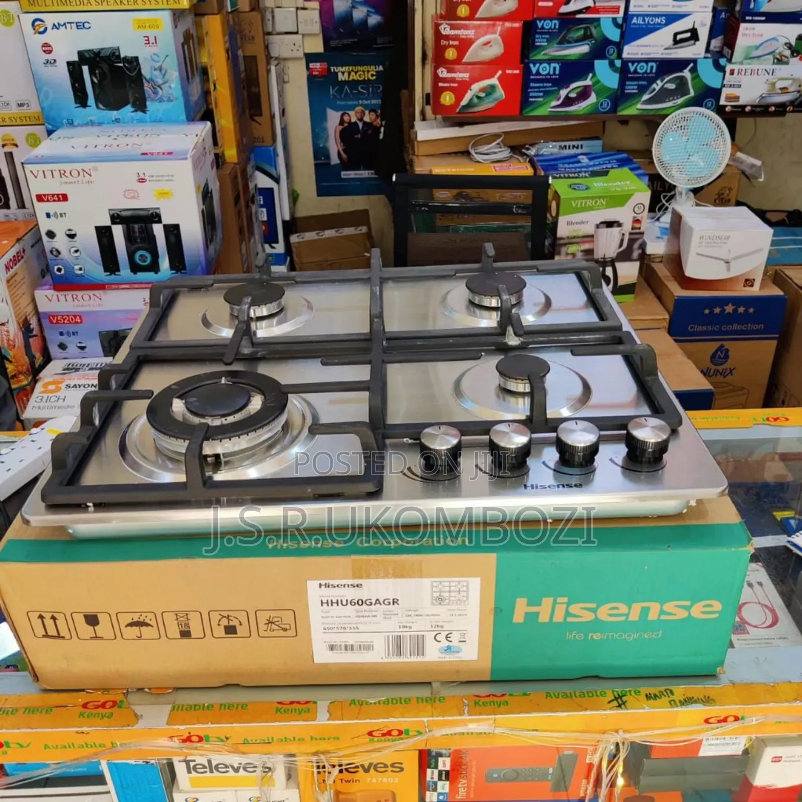 Hisense Built-in Gas Hob Hhu60gagr
Size 60cm
4 Gas Burners