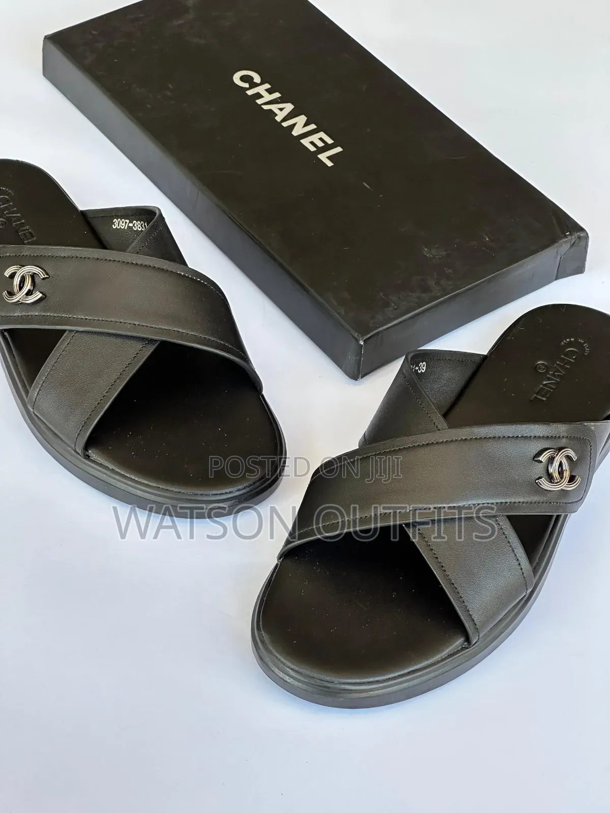 Men's Leather Sandals Channel Brand Classical and Amazingly Smart