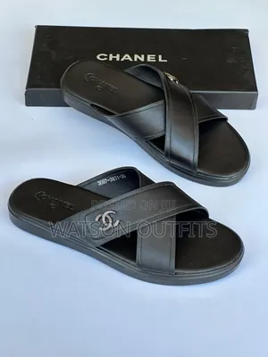 Men's Leather Sandals Channel Brand Classical and Amazingly Smart