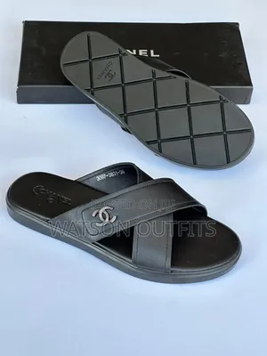 Men's Leather Sandals Channel Brand Classical and Amazingly Smart