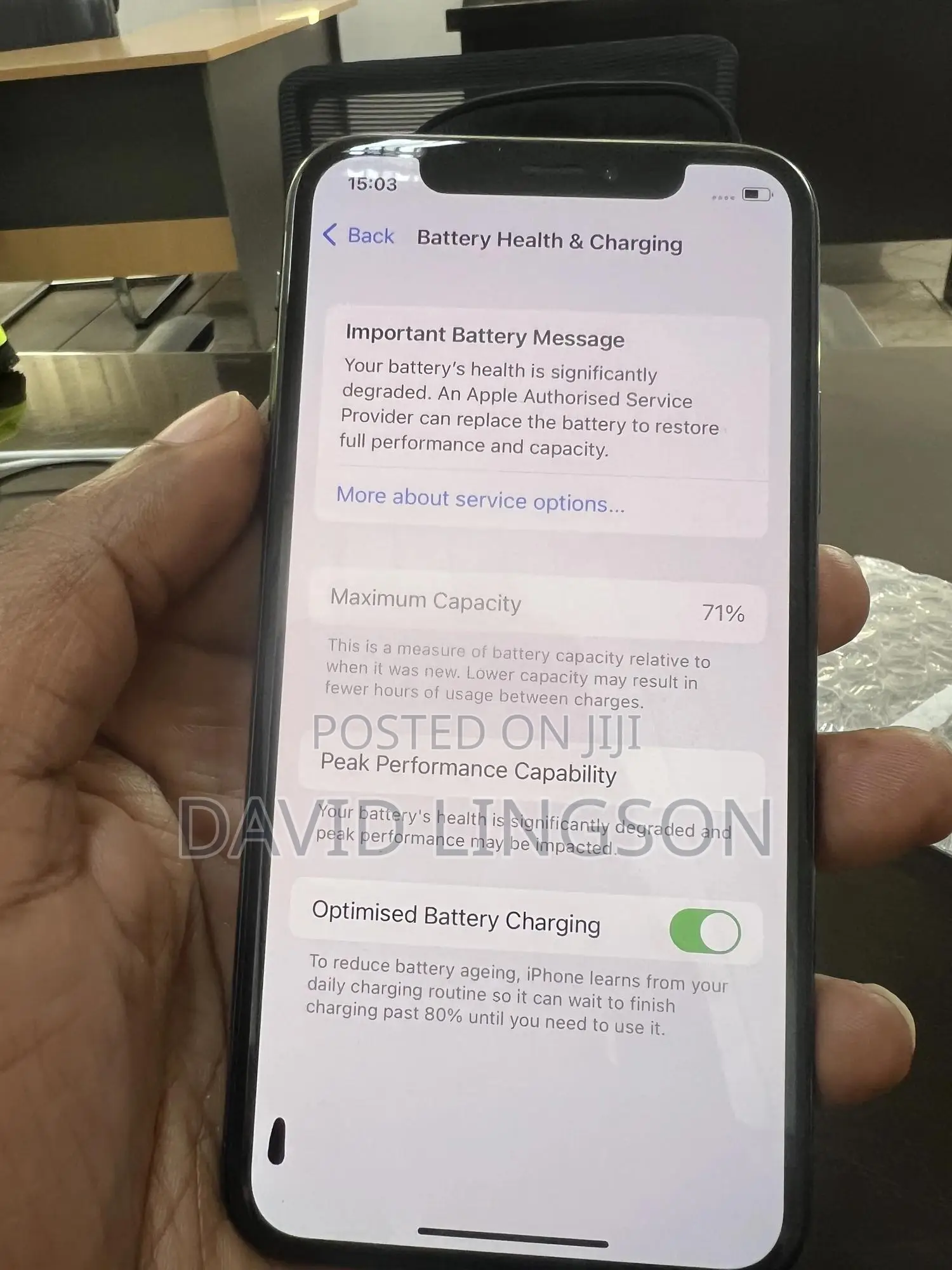 Apple iPhone X 64 GB Gray