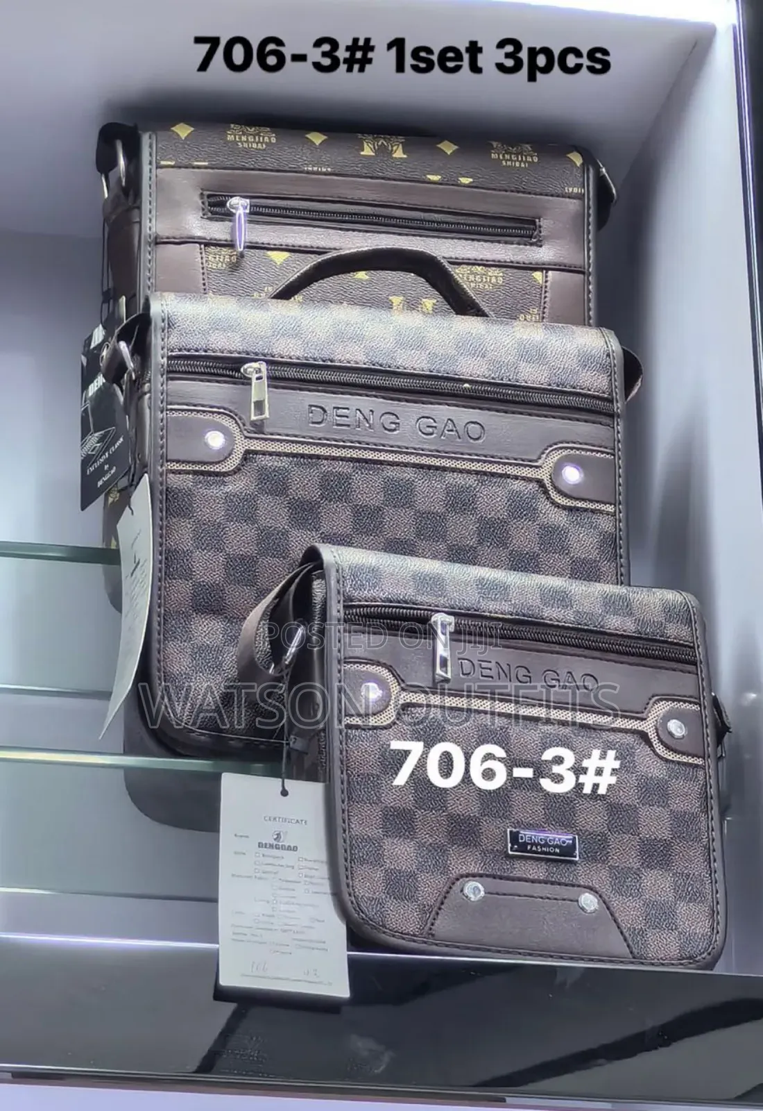 Deng Gao Brand Men's Leather Original Bags
