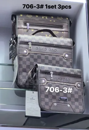 Deng Gao Brand Men's Leather Original Bags
