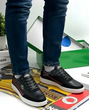 Men's Shoes Lacoste Material Leather