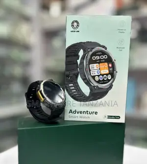 Green Lion Adventure Smart Watch Black Bluetooth Always on Display