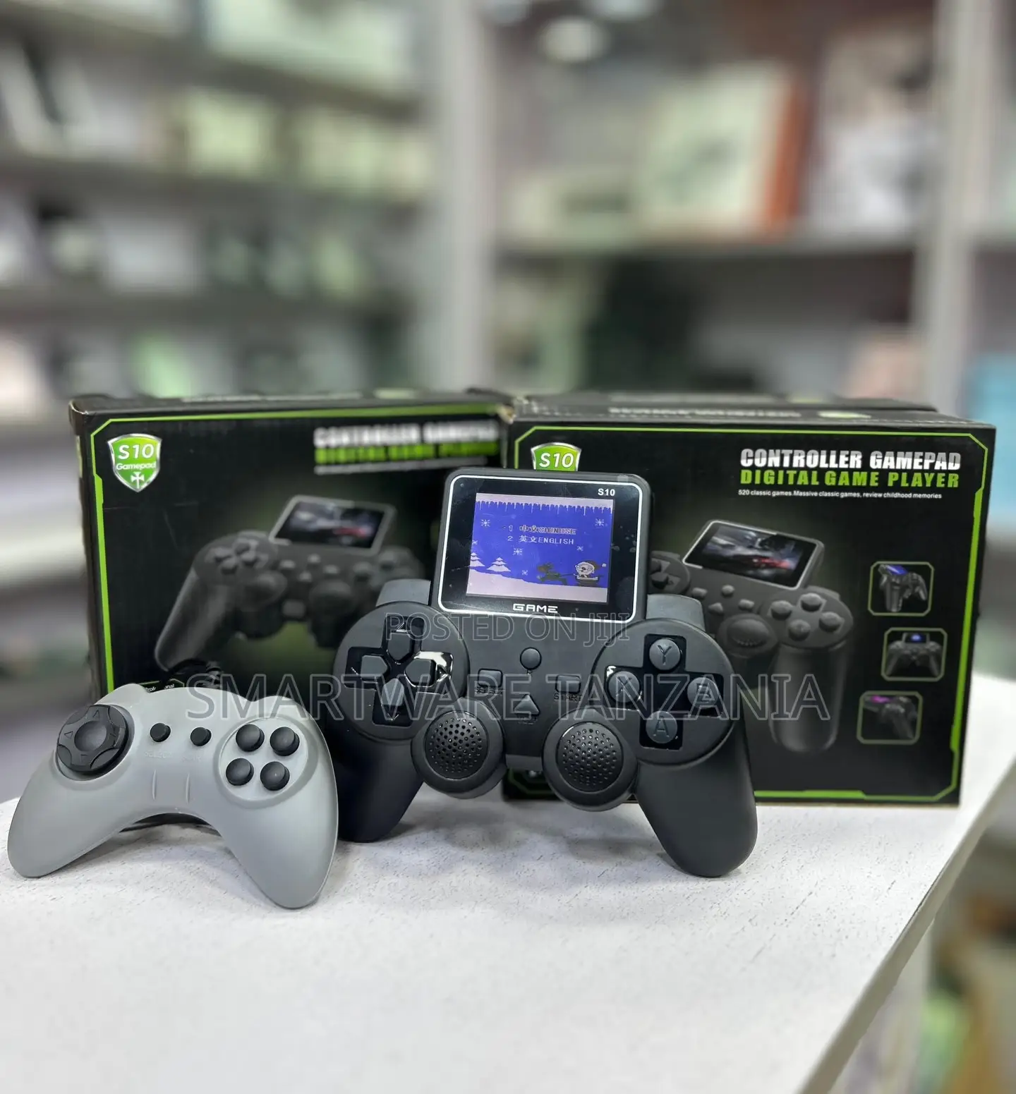 S10 Controller Gamepad Digital Game Player 520 Classic Games Built-In
