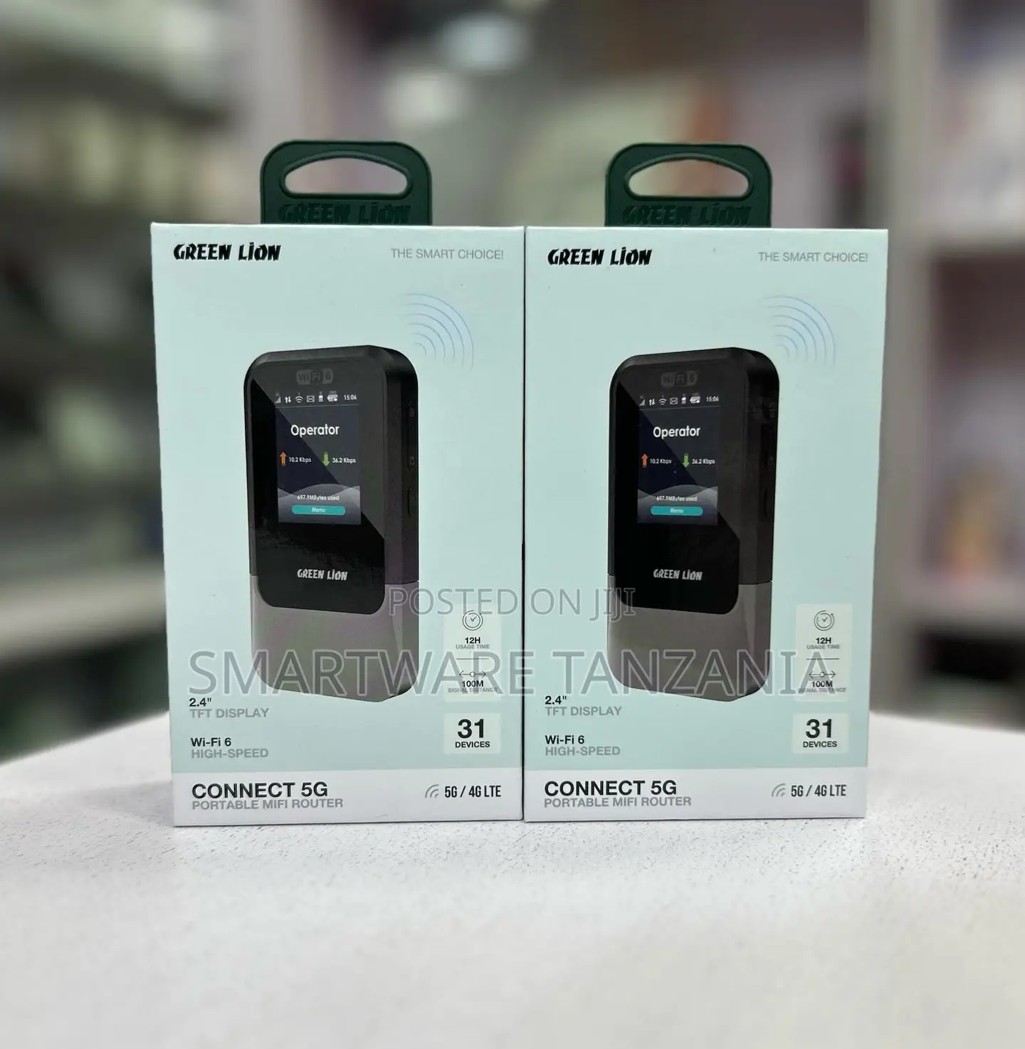 Green Lion Connect 5g Portable Mifi Router Wifi 6 31 Devices 12h