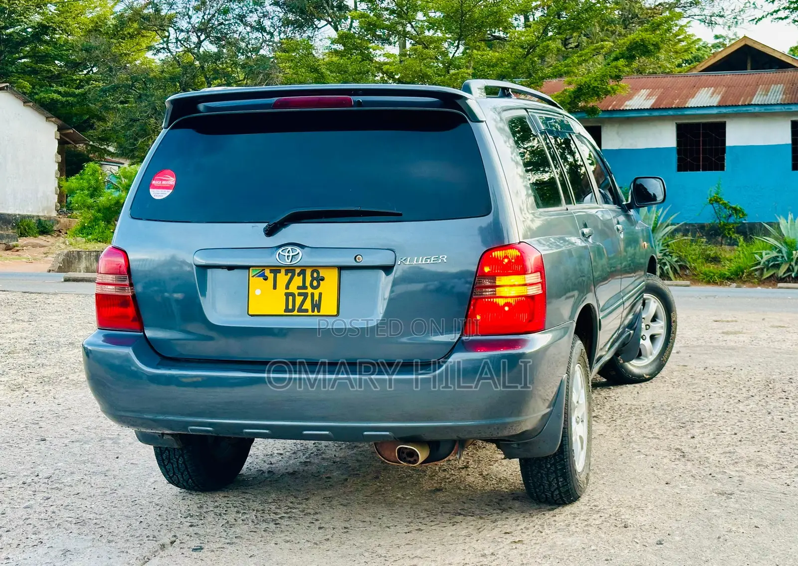 Toyota Kluger 2003 Gray