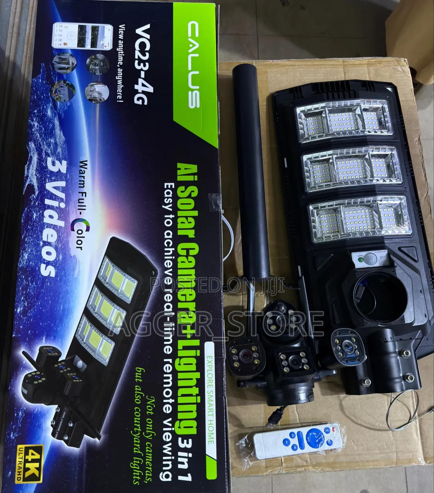 Calus Ai Solar Vc23-4g Camera + Lighting 3in1