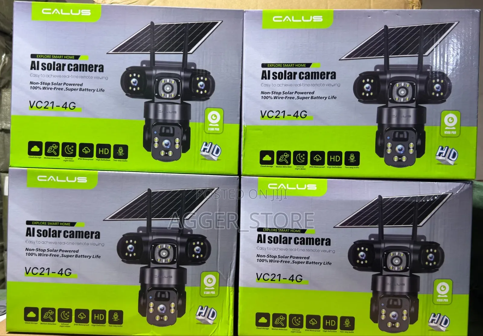 Calus Solar Vc21-4g Simcard Camera (4g Lte)