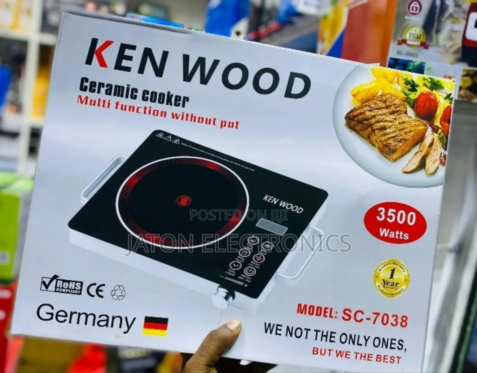 Kenwood Electric Ceramic Stove 3500watts