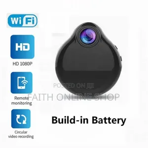Mini Wifi Spy Camera Pendant Design– Ulinzi Wa Kisasa Ndani Ya Mfuko!