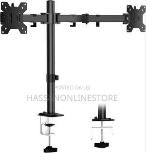 Dual Monitor Desk Mount Designed to Hold Two Screens