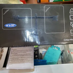 Dual Monitor Desk Mount Designed to Hold Two Screens